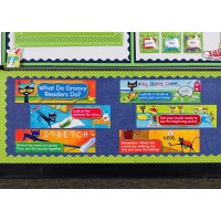 Pete The Cat Reading Strategies Mini Bulletin Board