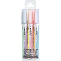 Kokuyo Beetle Tip Dual Color Highlighter Fluorescent Markers Soft Colors Set Japan Import Pml3133S