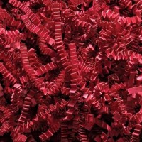 1 Lb Crinkle Shred Paper Red