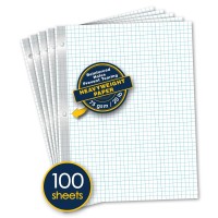 Ischolar Reinforced Quad Filler Paper 100 Sheets 83444