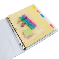 Anglers Ang51 Zipall Ring Binder Pocket 6 X 9 12 Clear