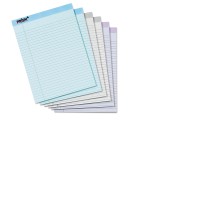 Prism Plus Colored Pads Legal Rule Letter Pastels 6 50Sheet Padspack Sold As 6 Pad