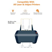 Laser Inkjet Printer Cleaning Sheet 85 X 11 10 Sheets