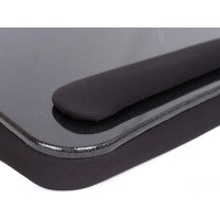 Sofia Sam Lap Desk With Usb Light Black Memory Foam Cushion Supports Laptops Up To 17 Inches