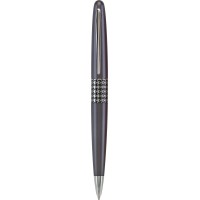 Pilot Mr Retro Pop Collection Ballpoint Pen In Gift Box Gray Barrel With Houndstooth Accent Medium Point Stainless Steel Nib