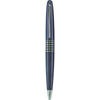 Pilot Mr Retro Pop Collection Ballpoint Pen In Gift Box Gray Barrel With Houndstooth Accent Medium Point Stainless Steel Nib