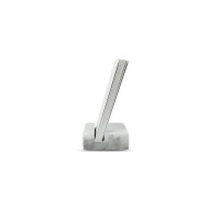 Birsppy Vertical Business Card Holder White Carrara Marble