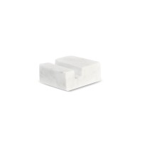 Birsppy Vertical Business Card Holder White Carrara Marble