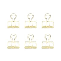 Kikkerland Or73Gd Gold Wire Clips Paperclips