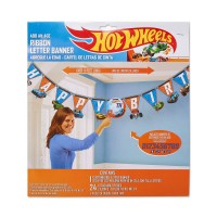 Hot Wheels Wild Race Jumbo Add-An-Age Letter Banner - 10.5' X 10