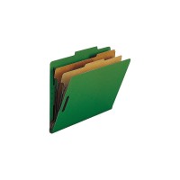 Nature Saver Sp17208 Classification Folders 2Inch Exp 2 Dvdrs Letter 10Bx Gn