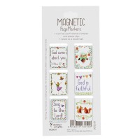 Christian Art Gifts Magnetic Scripture Bookmark Set For Women And Girls With Bible Verse: Everyday Is A Blessings - Inspirational Magnetic Pagemarkers Set Of 6 For Bibles And Books  Size 1