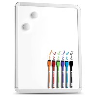 Magnetic Small White Board Dry Erase 11X14 Mini Dry Erase Board Magnetic With 6 Markers Personal Whiteboard Magnetic For Refr