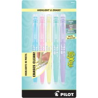 Pilot Frixion Light Pastel Erasable Highlighters Chisel Tip Pack Of 5 Pastel Blue Pink Yellow Green Purple