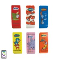 Raymond Geddes Dr Seuss Beveled Erasers For Kids (Pack Of 48)