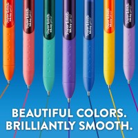 Paper Mate Inkjoy Fine Point Assorted Gel Pens Enjoy Smudgefree Writing With Quick Dry Ink 8 Pack