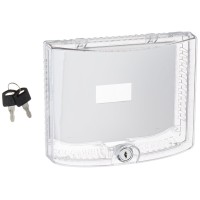 Braeburn 5970 Universal Thermostat Guard With Keyed Lock White