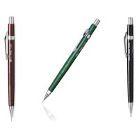 Value Pack Of 3 Pentel Sharp Automatic Pencil 05Mm Black Burgundy Green Barrels 3 Pack P205 By Pentel