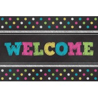 Teacher Created Resources Chalkboard Brights Welcome Postcards Pack Of 30