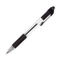 Zebra Zgrip Retractable Ballpoint Pen 10Mm Point Size Black Ink 40 Pack