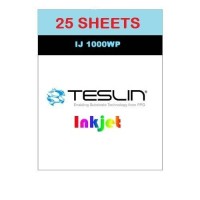 Teslin174Ynthetic Paper For Inkjet Printers Waterproof Inkjet Grade Ppg Ij 1000Wp Full Sheet 10 Mil Pack Of 25