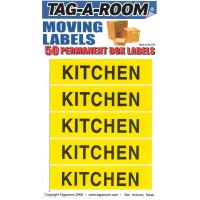 Tagaroom Color Coded Moving Box Label Kitchen