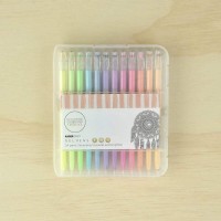 Kaisercraft Kaisercolour Gel Pens 24Pkg Pastel Glitter 12Ea