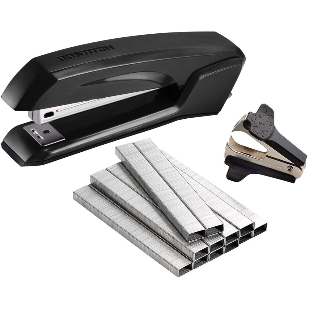 Bostitch Office Ascend 3 In 1 Stapler Value Pack 20 Sheet Capacity Includes 5000 Staples Integrated Remover And Extra Stapl