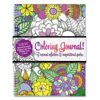 School Datebooks Adult Coloring Journal An Adult Coloring Journal With Inspirational Quotes Spiral Bound 6625 X 9