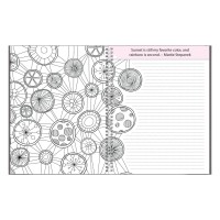 School Datebooks Adult Coloring Journal An Adult Coloring Journal With Inspirational Quotes Spiral Bound 6625 X 9