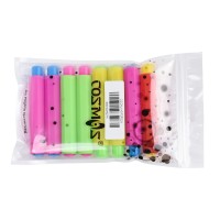 Cosmos Pack Of 8 Plastic Chalk Keeper Holder Random Color