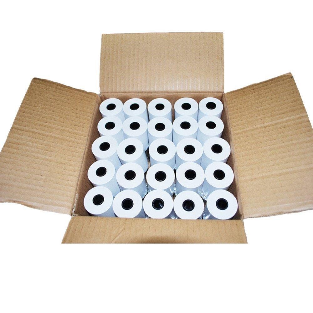 Rbhk 2 14 X 50 Thermal Receipt Paper Cash Register Pos Paper Roll 50 Rolls