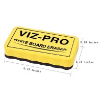 Vizpro Magnetic White Board Eraser 3 Colored Eraser 3 Piece