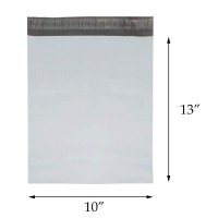 9527 Product Poly Mailers Envelopes Shipping Bags Self Sealing 100 Bags 10X13 Inches 25 Mil White