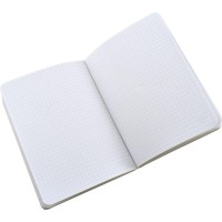 Zequenz Classic 360 Signature Series Size A6 Small Color Black Paper Grid Soft Cover Notebook Soft Bound Journal 4 X