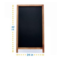 Industrial Chalk Boards With Frame By Versachalk 42 X 24 Industrial Porcelain Double Sided A Frame Chalkboard Sign For B