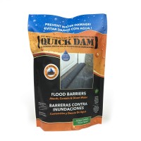 Quick Dam Qd651 Wateractivated Flood Barrier5 Feet1Pack 5Ft Black