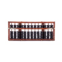 Vintagestyle 13 Digits Rods Wooden Abacus Soroban Chinese Calculator Counting Tool 11