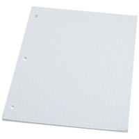 Pacon Filler Paper  White  3-Hole Punched  1/4