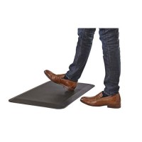 Safco Products Movable Anti Fatigue Mat 2110BL Comfortable for Use with Standing or Adjustable Height Desks Helps Increase Act