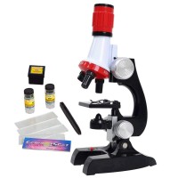 Little World Science Kits For Kids Beginner Microscope Kit With Led 100X 400X And 1200X Magnification Kids Educational Toy Birth