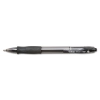 Bic Vlgb11Bk Velocity Retractable Ballpoint Pen Black Ink 16Mm Bold Dozen