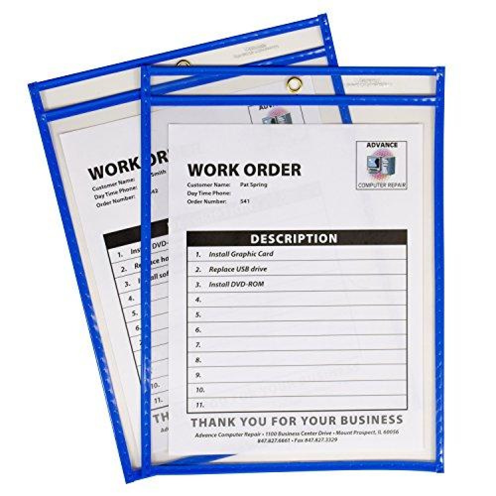 Cline Deposit Ticket Holders Neon Cli43915 Insert Size 9 X 12 Box Of 15