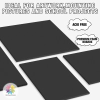 Mat Board Center Acid Free Foam Boards 11 X 14 Inch Black Foam Core 10 Sheets