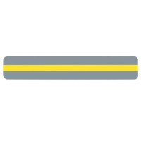 Ashley Productions Ash10800 Reading Guide Strip 15 Wide 85 Length 005 Height Yellow