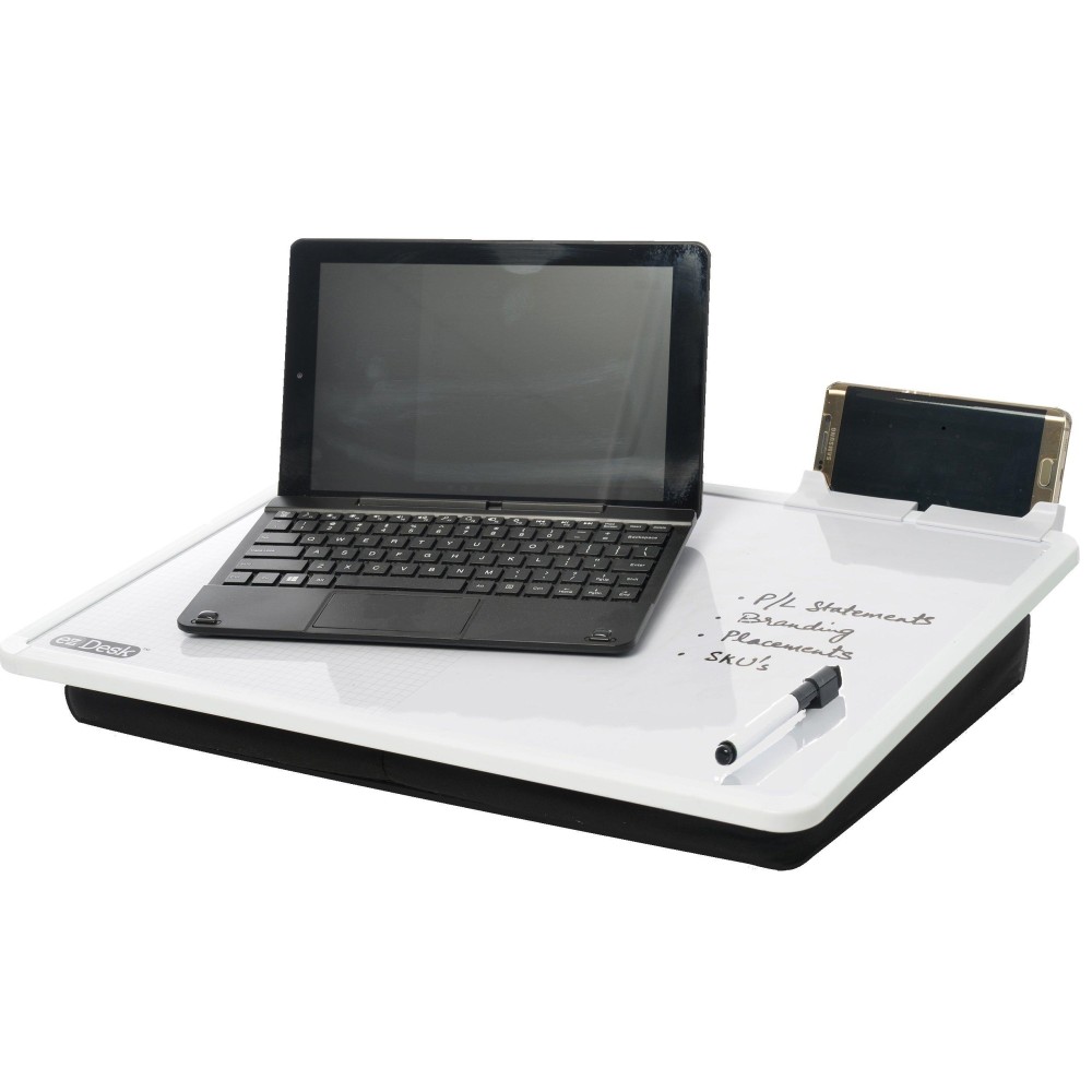 Fun Express Ezdesk Magnetic Dry Erase Lap Desk With Graph Ruling Tablet Dock And Accessories