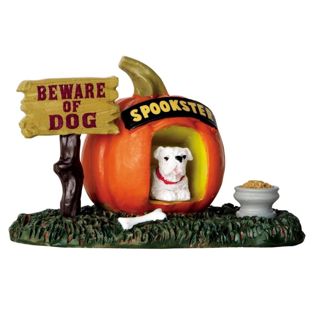 Lemax Spooky Town Pumpkin Doghouse 64053