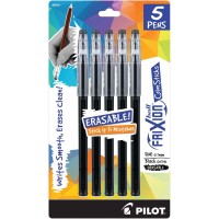 Pilot Frixion Colorsticks Erasable Gel Ink Pens Fine Point 07 Mm Pack Of 5 Black