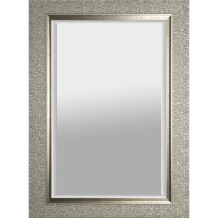 Lorell Mosaic Border Hanging Mirror Silver Gray 1 Each