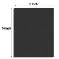 Golden State Art Foam Board Set Of 25 11X14 Black 316 Thick